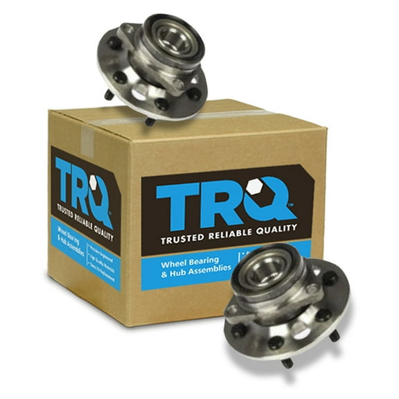 TRQ Front Wheel Hub & Bearing Set for 88-91 Chevy K1500 GMC 4x4 BHA53347