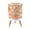 Color 2, variant on Small Trash Can with Lid Rustic Woodland Bear Deer Pine Trees Sun Wooden 1.8 Gallon Dog Proof Trash Can Round Garbage Can Waste Bin Wastebasket for Bathroom Bedroom Living Room