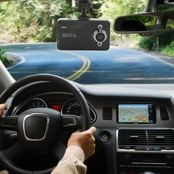 Grabadora De Cámara Para Coche, Grabadora De Conducción DC 12-24V, Plástico, Metal, HD 1080P, Grabación En Bucle, Pantalla A Color De 2,4 Pulgadas Para Vehículo