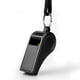 thumbnail image 5 of Hipat Paquete de 24 Silbatos Negros con Cordón Silbato de plástico Engrosado Duradero Silbatos de Sonido Fuertes y nítidos Bluk para Entrenador Árbitro Deportes Emergencia Oficial, 5 of 5