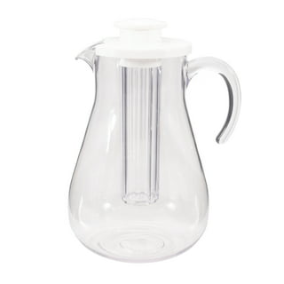 Simax Large Glass Pitcher With Spout: 2.5 Qt Glass Pitchers With Handle -  Borosilicate Glass Sangria Pitcher - Big Water Pitcher Glass - Angled  Cylinder Design Sangria Pitchers -80 Oz Cocktail Pitcher 