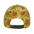 thumbnail image 3 of Kdxio Unisex Sunflowers1 Pattern Baseball Cap Unisex Washed Classic Adjustable Hat, 3 of 5