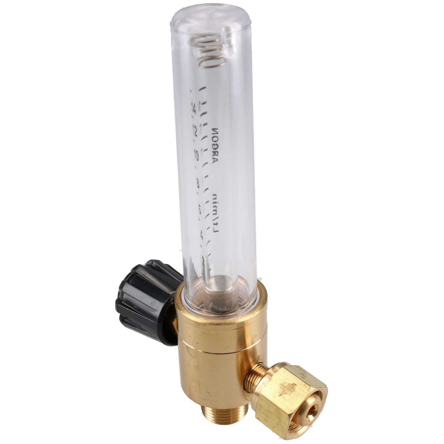 Argon Flow Meter For MIG/TIG Welding - Adjustable 0-14 LPM Or 0-40 LPM