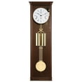 thumbnail image 2 of Hermle Filigree Pendulum Wall Clock - 34.5" - Walnut and Brass Finish, 2 of 2