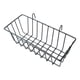 thumbnail image 1 of Cesta colgante de alambre de metal para montaje en pared, organizador decorativo de almacenamiento y exhibición para baños y dormitorios de estudiante Negro, 1 of 9