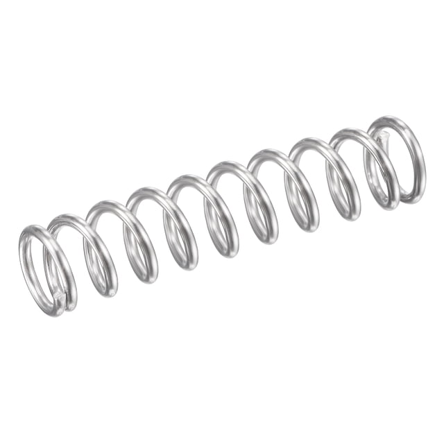 Unique Bargains Ressort de Compression en Acier Inoxydable 304 9mmx1.2mmx40mm Capacité de Charge 61.8N 10 Pcs