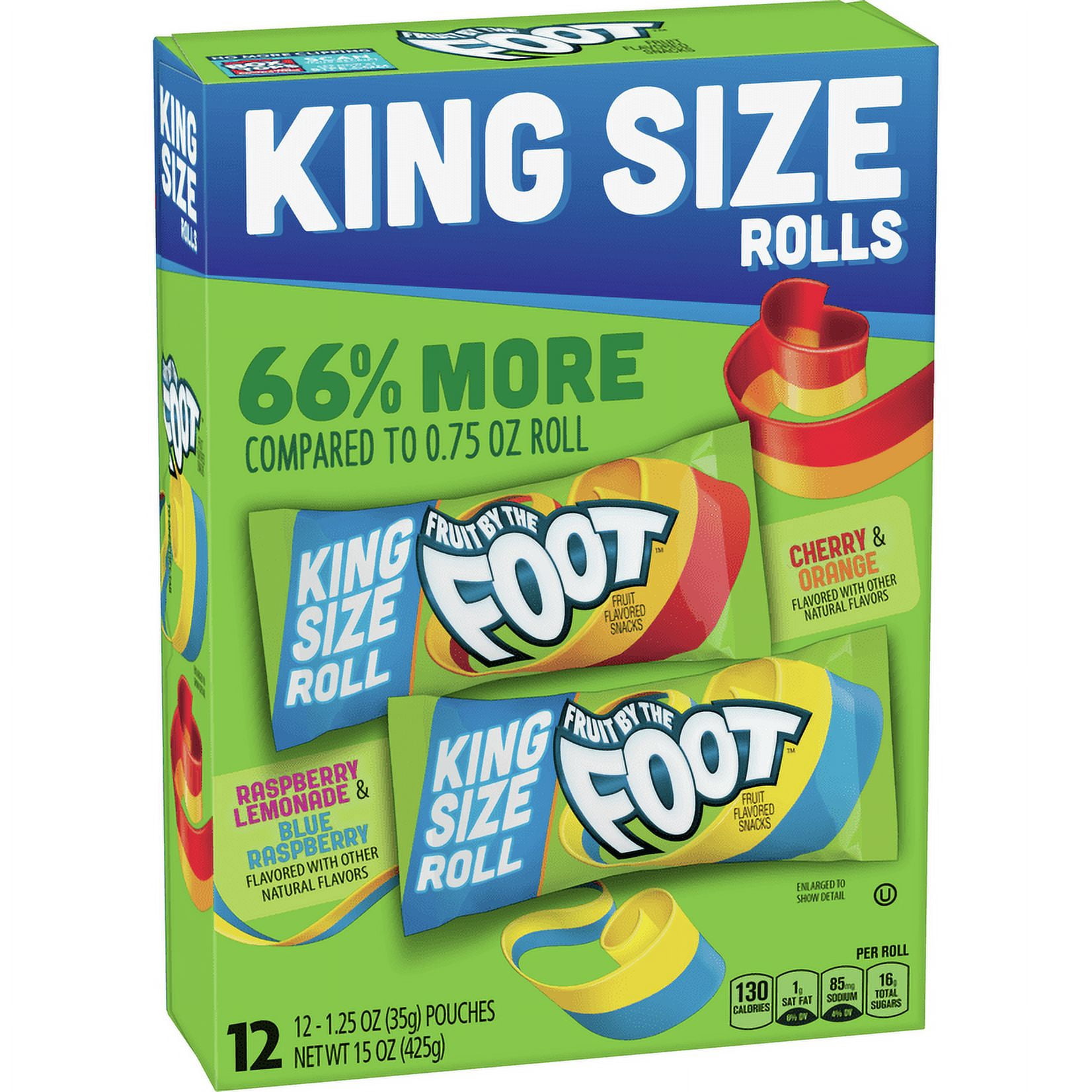 Fruit by the Foot, King Size Variety Pack, 12 Count