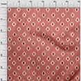 thumbnail image 3 of oneOone Velvet Pink Fabric African Aztech Quilting Supplies Print Sewing Fabric By The Yard 58 Inch Wide, 3 of 4