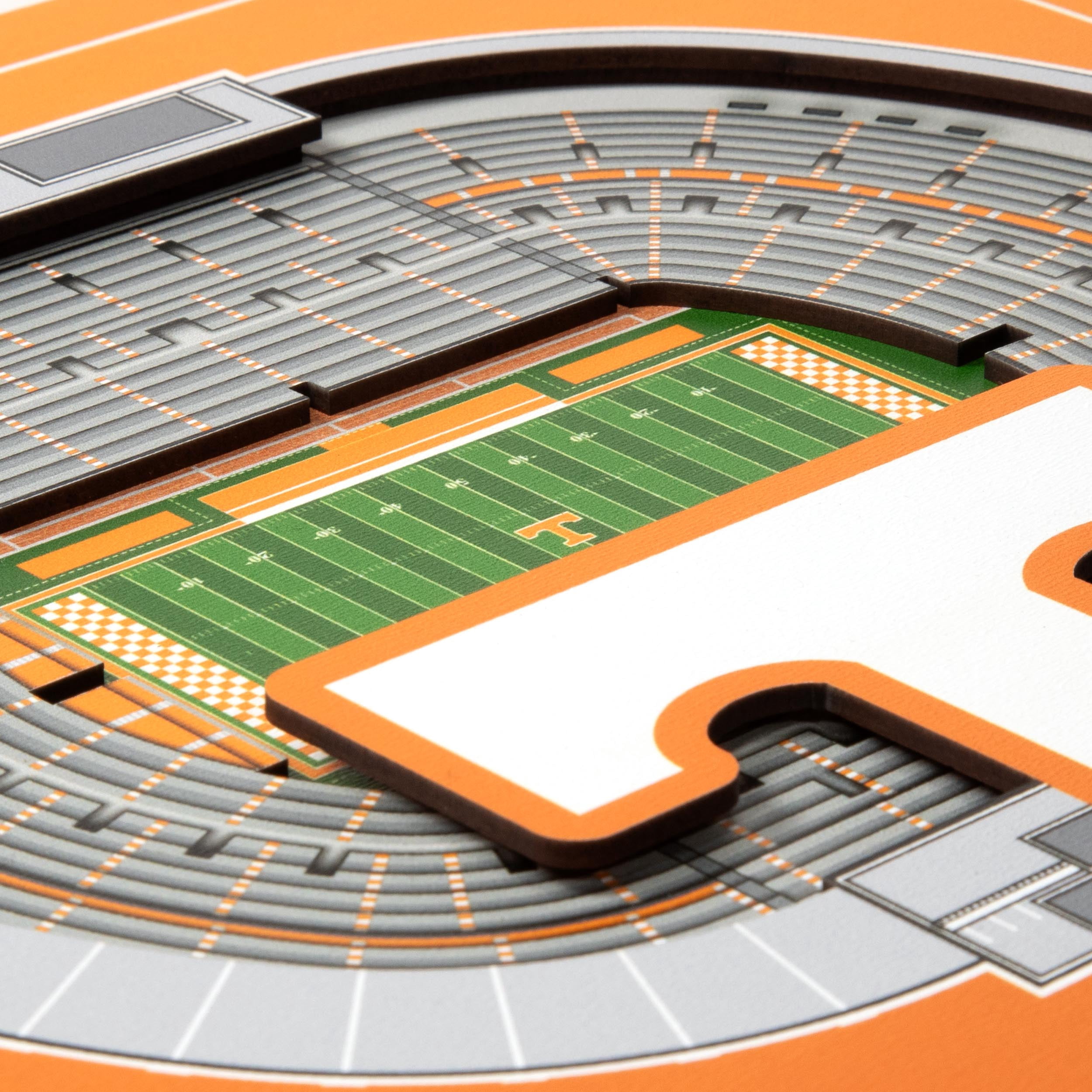 YouTheFan NCAA Tennessee Volunteers Stadium Series 3D Wall Art