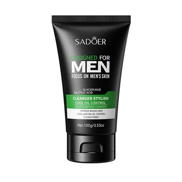Mens Cleanser Oil Control Anti Acne Blackhead Removal Deep Cleansing || O1O2