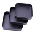 thumbnail image 3 of 3x Molde Cuadrado Antiadherente Molde Del Desierto Tartas De Huevo Bandeja Bandeja Para Hornear Magdalenas Soledad Molde para hornear tartas de huevo NonStick, 3 of 9
