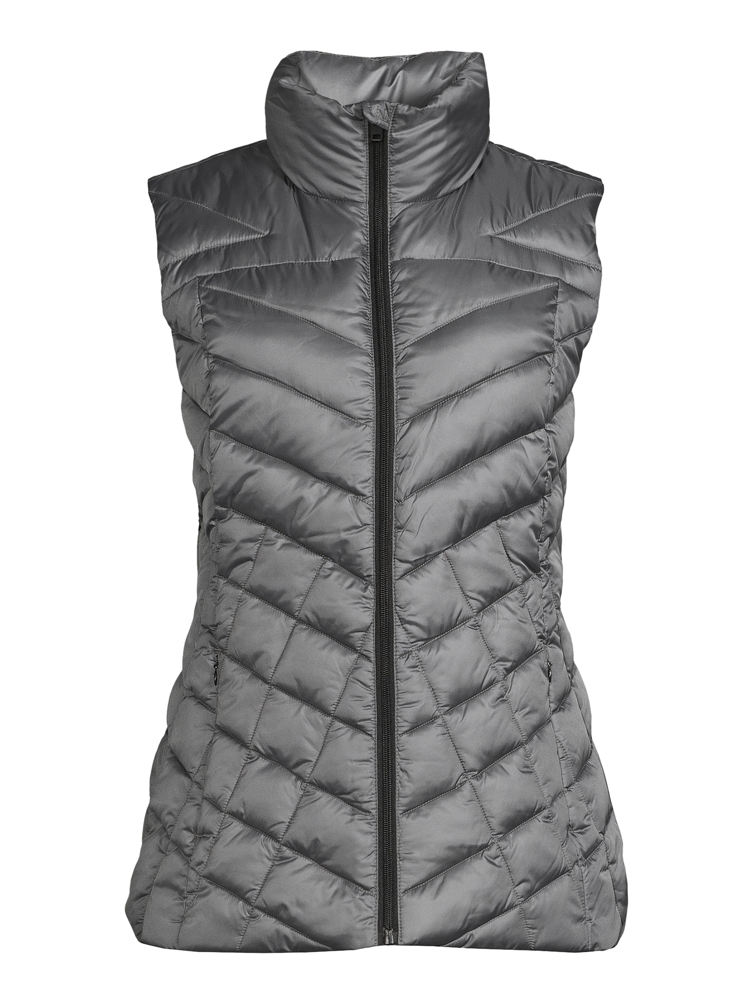 Big Chill Women's Chevron Quilted Puffer Vest - image 5 of 5
