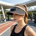 thumbnail image 5 of Mecorevxz Outdoors Sun Protection Hat and Summer Rechargeable Solar-Powered Fan Visor and Wide-Brimmed UV Resistants Open-Top Sun Hat(E), 5 of 7