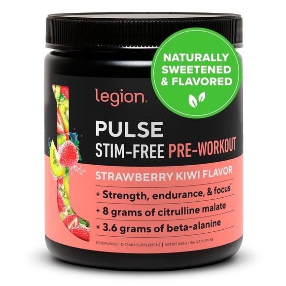 Pre Workout Supplement LEGION Pulse Strawberry Kiwi