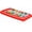 Red, variant on chalian - Inflatable Serving Bar with Drain Plug 52 x 24 x 5'' Inflatable Ice Serving Buffet Bar for Party Food Cooler Buffet Drink(Black,Basic Style)