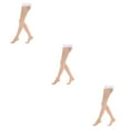 thumbnail image 2 of maskred Soft And Comfortable Tights High Stocking Stretchy Warm Fashionable Easy To Wear Nylon Compression Stockings Toe wrapping - skin S 3Set, 2 of 6