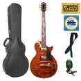 thumbnail image 1 of Oscar Schmidt OE20 Electric Guitar, Serpentine Quilted Case Bundle, OE20SERPENTQTE CASEPACK, 1 of 2
