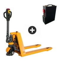 APOLLOLIFT 3300lb Li-ion Battery Powered Electric Pallet Jack 48"X27" Fork with Extra Lithium Battery