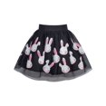 thumbnail image 2 of Girls Skirt Egg Hunting Bag Black Easter Hunter Rabbit Bunny Spring 7-8 Years, 2 of 8