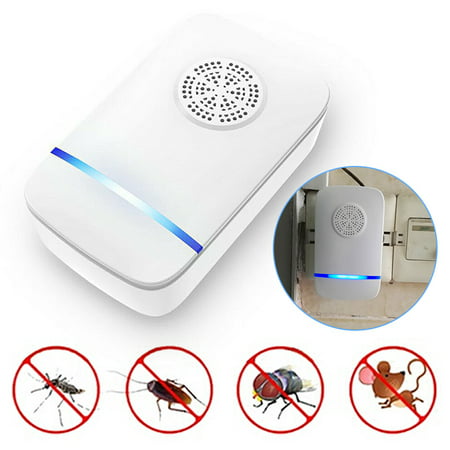 Ultrasonic Pest Repeller, Electronic Pest Repeller Pest Control Repellent Electronic Plug in Indoor Insect Rodent Repellent for Rat, Spider, Mosquito, Mice, Bug, Rodent 2 (Best Bug Repellent For Caribbean)