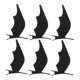 thumbnail image 5 of GAXIRE 6Pcs Hair Clips Black Wings Party Hairpin Comfortable Ergonomic Design, 5 of 7