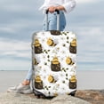 thumbnail image 3 of Lsque Honey Bee Insect Printed Luggage Cover, Travel Luggage Protector,Scratch and Dirt Resistant, Fits 18-32 Inch Luggage - Large, 3 of 9