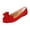 Red, variant on Flats for Women Dressy Pointy Toe Ballet Flats Lightweight Foldable Slip on Loafers Soft Leather Comfortable Work Flats Black Women Sandal