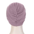 thumbnail image 5 of EnJoCho Elastic Caps for Ladies Women Stretch Cloth Forehead Headwear Soft Hat Linen Turban Hat Bottoming Hat, 5 of 5