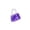 Purple #017, variant on Squishy Mini Handbag Stress Relief Squeeze Toy, Transparent Glitter Filled Purse Shaped Sensory Fidget Toy for Kids Adults, Soft Decompression Hand Toy for Party Favor Gift