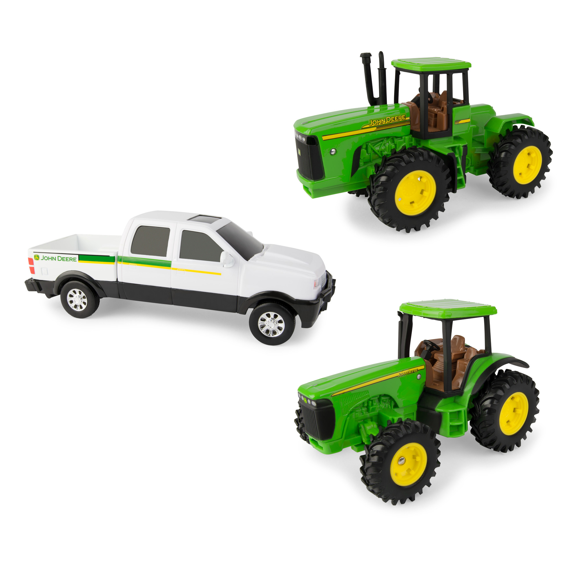 John Deere Vehicle Value Gift Set - Toy Pickup Truck And Two Toy Tractors, 3 Pack - image 1 of 3