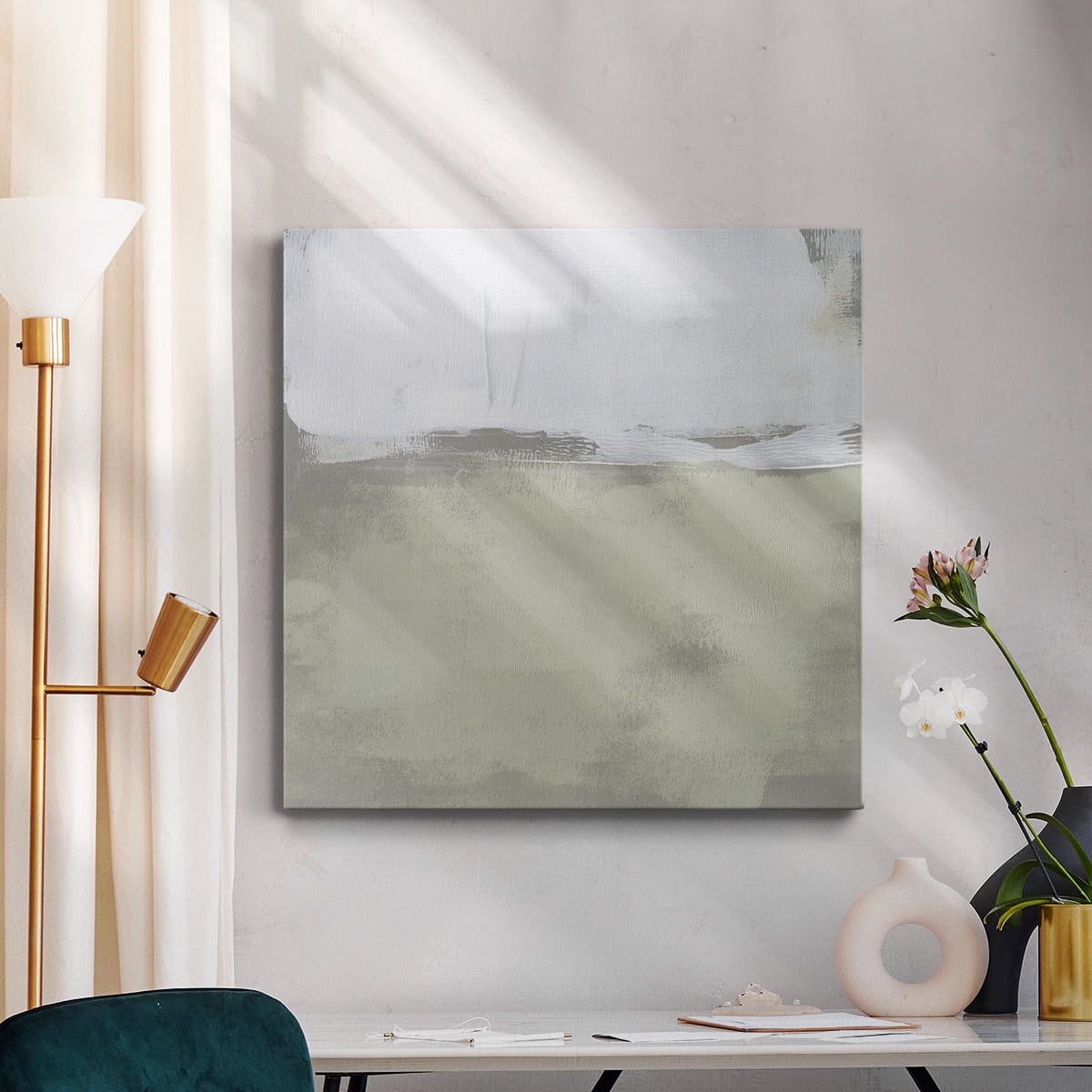 Wexford Home The Subtlest Horizon II-Premium Gallery Wrapped Canvas, 24" x 24" - Ready to Hang