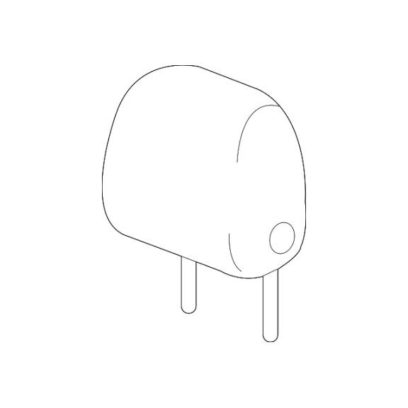 Genuine OEM GM Part # 23425571 Headrest