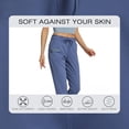 thumbnail image 4 of Joggers for Women with Pockets Elastic Waist Workout Sport Gym Pants Comfy Lounge Yoga Running Pants, 4 of 14