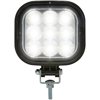 Optronics LED 5-inch Square Work Light; 12/24-volt