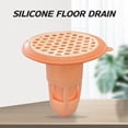 thumbnail image 2 of WhiteLarge BagFloordrain Baño Ducha Filtro de silicona Drenaje de piso Cubierta desodorante extraíble, 2 of 5