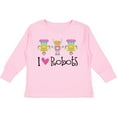 thumbnail image 3 of Inktastic Robot Lover Robotics Girls Long Sleeve Toddler T-Shirt, 3 of 5