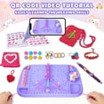 thumbnail image 5 of PayUSD 2 in 1 Friendship Bracelet Making Kit for Girls Weaving Loom Kit Toys Multi-Functional Craft Kits for Kids Age 6-12 Girls Gifts Ideas Bracelet Coaster Bag Weaving Making kit, 5 of 9