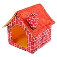 thumbnail image 2 of Pet Supplies, Pet House, Easy To Clean -Looking Convenient For Pets Cat Red, 2 of 8