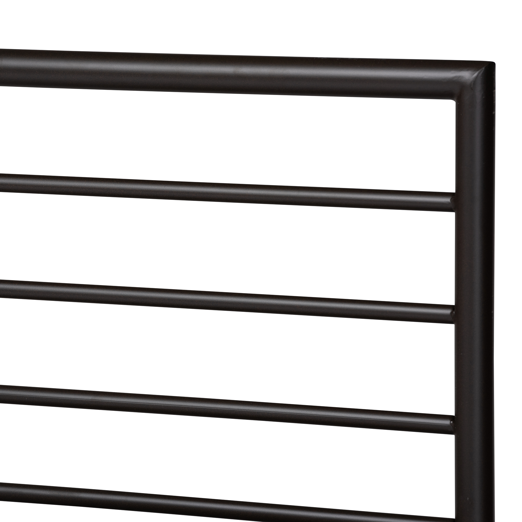 Baxton Studio Alva Modern Engineered Wood Platform Bed, Full, Black
