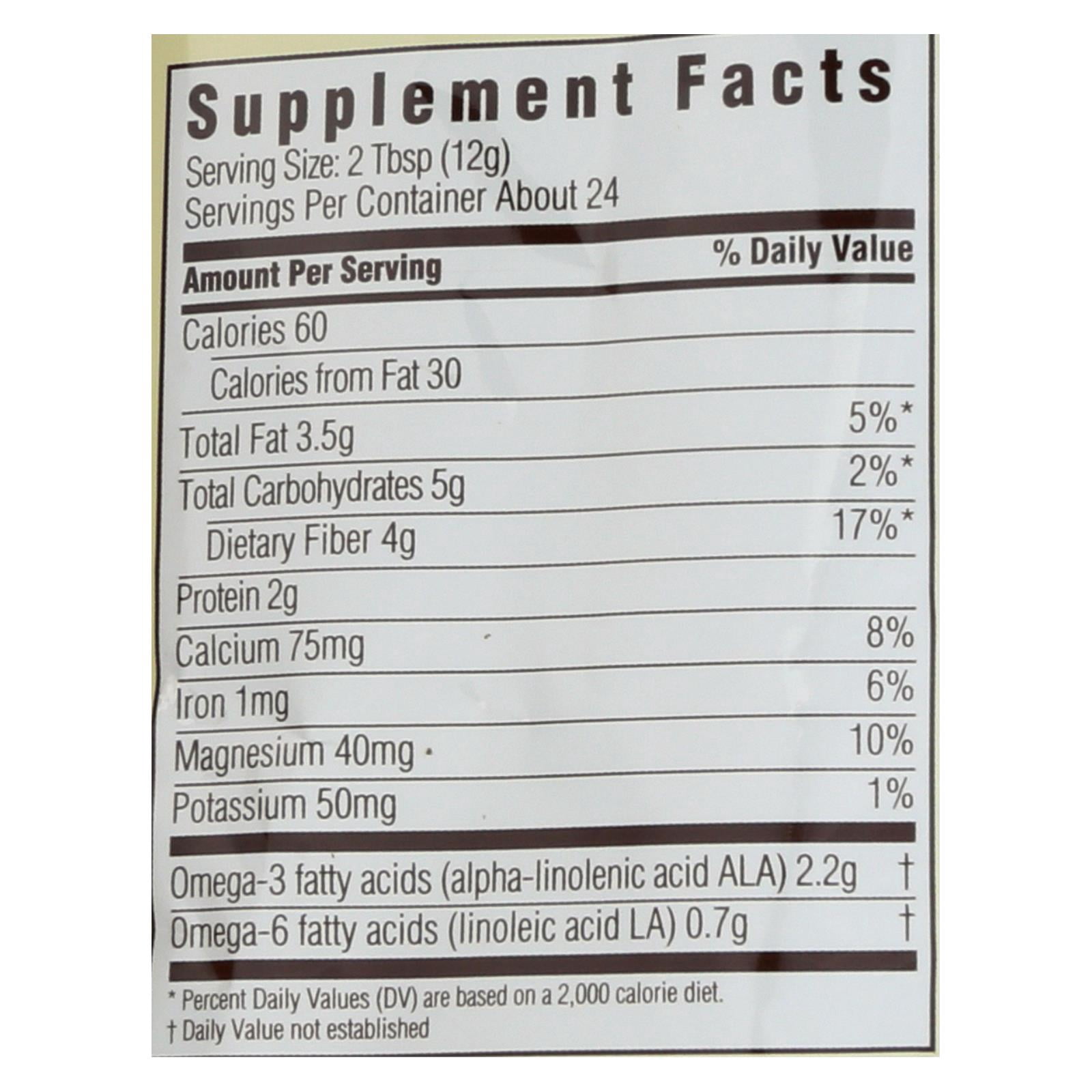 Spectrum Essentials Organic Chia Seed Ground 10 oz (Pack of 4)