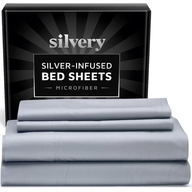 Sábanas Silvery con plata infusionada, ultrasuaves y termorreguladoras