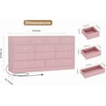 thumbnail image 2 of 12 Drawer Dresser for Bedroom, 61 in Long Modern Pink Dresser TV Stand with Charging Station, Large Wooden Chest Od Drawers for Nursery, Closet, Living Room, 2 of 8