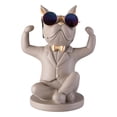 thumbnail image 1 of Estante creativo Soporte para botella Escultura de perro Estatua Beige Gloria soporte para vino debajo del gabinete, 1 of 8