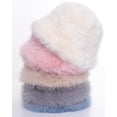 thumbnail image 2 of Sombrero tipo bucket Doyesiee de piel sintética para mujer, ajustable, color marrón, 2 of 6