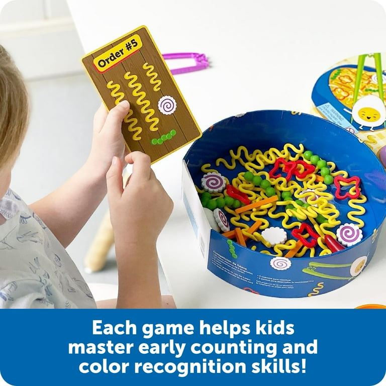 Learning Resources Noodle Knockout! Fine Motor Game Math Busy