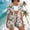 #685-Green, variant on Wowcloth Womens Hawaiian Print Beach Set, Loose Fit Casual Outfit with Cardigan and Shorts for Vacation and Summer Wear