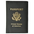 thumbnail image 6 of USA Genuine Leather Passport Cover Travel Document Holder ID Card Wallet, 6 of 10
