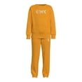 thumbnail image 5 of Wonder Nation Girls Fleece Pullover Top and Joggers Set, 2-Piece, Sizes 4-18 & Plus, 5 of 5