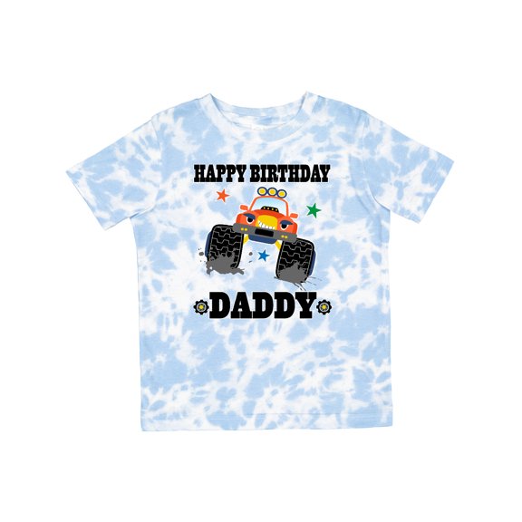 Inktastic Happy Birthday Daddy Monster Truck Boys Toddler T-Shirt