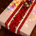 thumbnail image 5 of DefiDgd Valentine's Day Heart Pattern Lace Table Cover,Red Love Heart Table Runner for Valentines' Day Wedding Anniversary Party Home Decor(C), 5 of 6